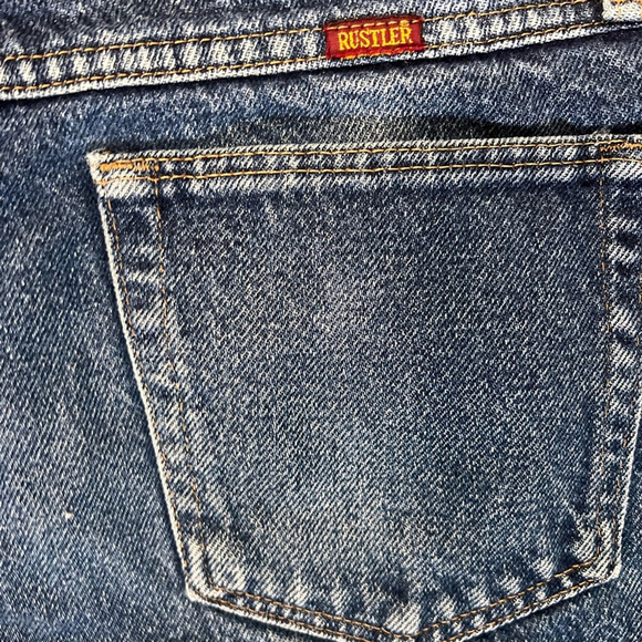 Vintage Rustler Denim Blue Jeans 31x30 - Picture 8 of 8